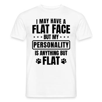 Chat Persan Chat Amoureux Chat Propriétaire Persan Cheveux Long C - T-shirt homme - blanc - Devant - AI Model Male 178 dark (178cm)