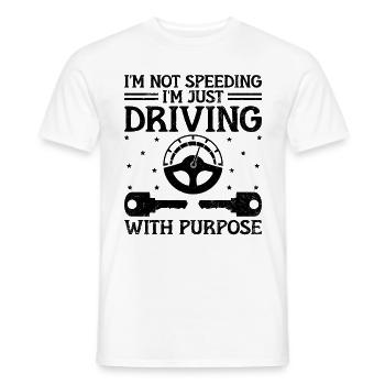 Führerschein bestanden Neuer Führerschein Fahren S - Männer T-Shirt - Weiß - Vorne - AI Model Male 178 dark (178cm)
