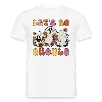 Let's Go Ghouls - Men's T-Shirt - white - Front - AI Model Male 178 dark (178cm)