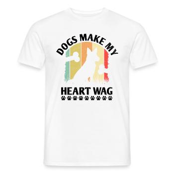 Dresseur de chiens Dressage de chiens Dressage de chiens Soins aux animaux de compagnie Pr - T-shirt homme - blanc - Devant - AI Model Male 178 dark (178cm)
