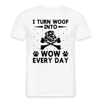 Dresseur de chiens Dressage de chiens Dressage de chiens Soins aux animaux de compagnie Pr - T-shirt homme - blanc - Devant - AI Model Male 178 dark (178cm)