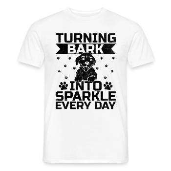Dresseur de chiens Dressage de chiens Dressage de chiens Soins aux animaux de compagnie Pr - T-shirt homme - blanc - Devant - AI Model Male 178 dark (178cm)