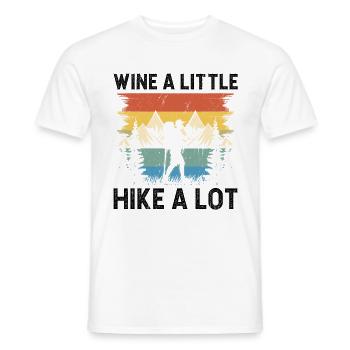 Randonnée Randonnée en plein air Alpinisme Trekking Natur - T-shirt homme - blanc - Devant - AI Model Male 178 dark (178cm)