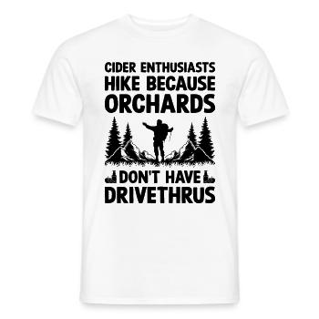 iking Outdoor Nature Hiker Trekking Mountaineering - Men's T-Shirt - white - Front - AI Model Male 178 dark (178cm)