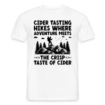 iking Outdoor Nature Hiker Trekking Mountaineering - Men's T-Shirt - white - Front - AI Model Male 178 dark (178cm)
