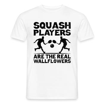 Squash Player Squash Tennis Player Raquetball Spor - Men's T-Shirt - white - Front - AI Model Male 178 dark (178cm)