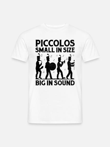 Blaskapelle Sprüche Lustige Marschinstrumente - Männer T-Shirt - Weiß