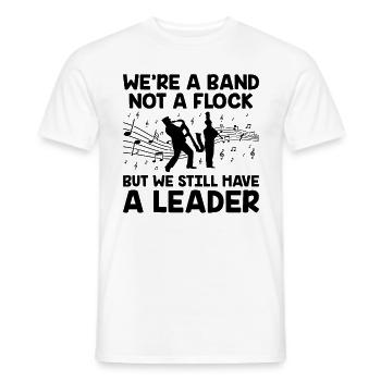 Blaskapelle Sprüche Lustige Marschinstrumente - Männer T-Shirt - Weiß - Vorne - AI Model Male 178 dark (178cm)
