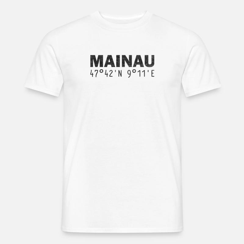 Mainau coordinates - Men's T-Shirt - white