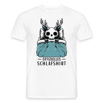 Chemise de nuit officielle Wendigo - T-shirt homme - blanc - Devant - AI Model Male 178 dark (178cm)