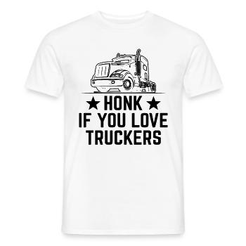 Trucker Fahren Vater Trucker Vater LKW Fahrer - Männer T-Shirt - Weiß - Vorne - AI Model Male 178 dark (178cm)