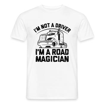 Trucker Fahren Papa Trucker Vater LKW-Fahrer - Männer T-Shirt - Weiß - Vorne - AI Model Male 178 dark (178cm)