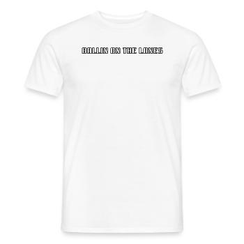 Bowling - Ballin on the lanes - Men's T-Shirt - white - Front - AI Model Male 178 dark (178cm)