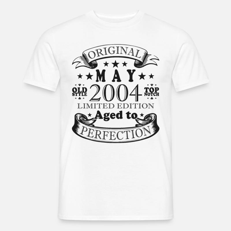 May 2004 Birthday Present May 2004 - May 2004 - Men’s T-shirt - white