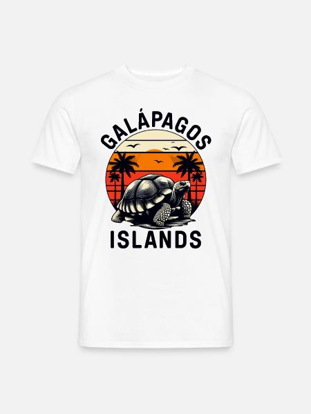 Galápagos Islands - Männer T-Shirt - Weiß
