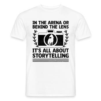 Pferdefotografie Reiten Pferde Hobby Ph - Männer T-Shirt - Weiß - Vorne - AI Model Male 178 dark (178cm)