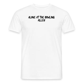 Bowling - Seul au bowling - T-shirt homme - blanc - Devant - AI Model Male 178 dark (178cm)