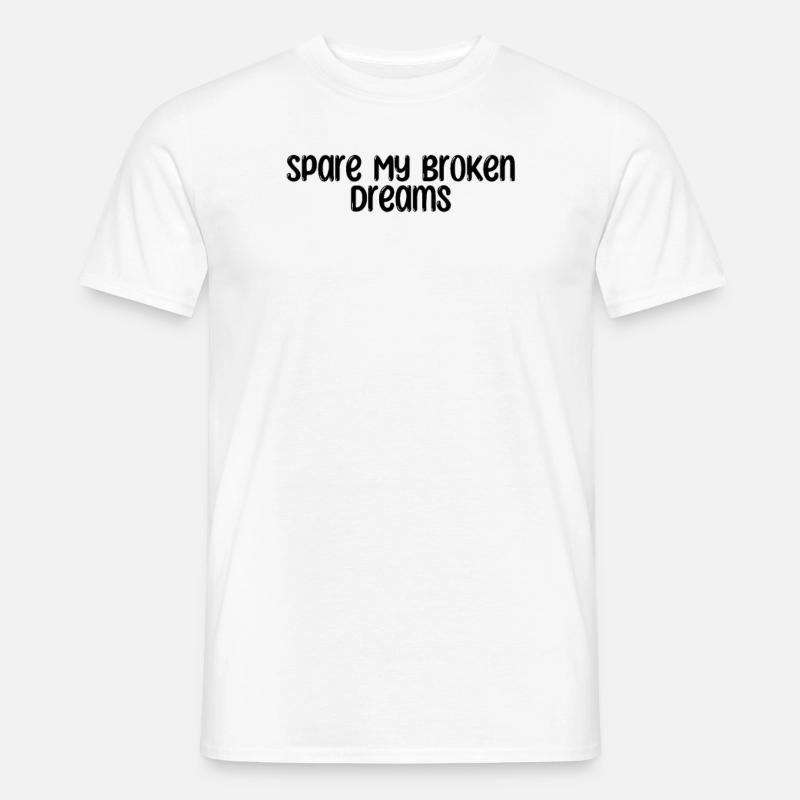 Bowling - Spare My Broken Dreams - Männer T-Shirt - Weiß