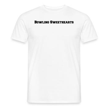 Bowling - Bowling Sweethearts - Men's T-Shirt - white - Front - AI Model Male 178 dark (178cm)