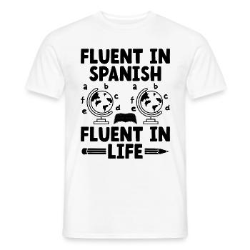 Fremdsprachenlehrer Schule Sprachlehrer - Männer T-Shirt - Weiß - Vorne - AI Model Male 178 dark (178cm)