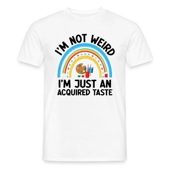 Art Teacher School Teacher Funny Art Teachers Scho - Men's T-Shirt - white - Front - AI Model Male 178 dark (178cm)