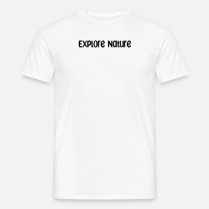 Camping - Explore Nature - Männer T-Shirt - Weiß