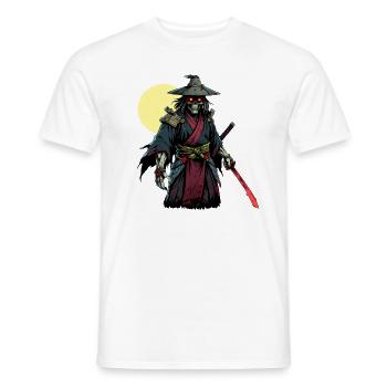 Samurai untot - Männer T-Shirt - Weiß - Vorne - AI Model Male 178 dark (178cm)