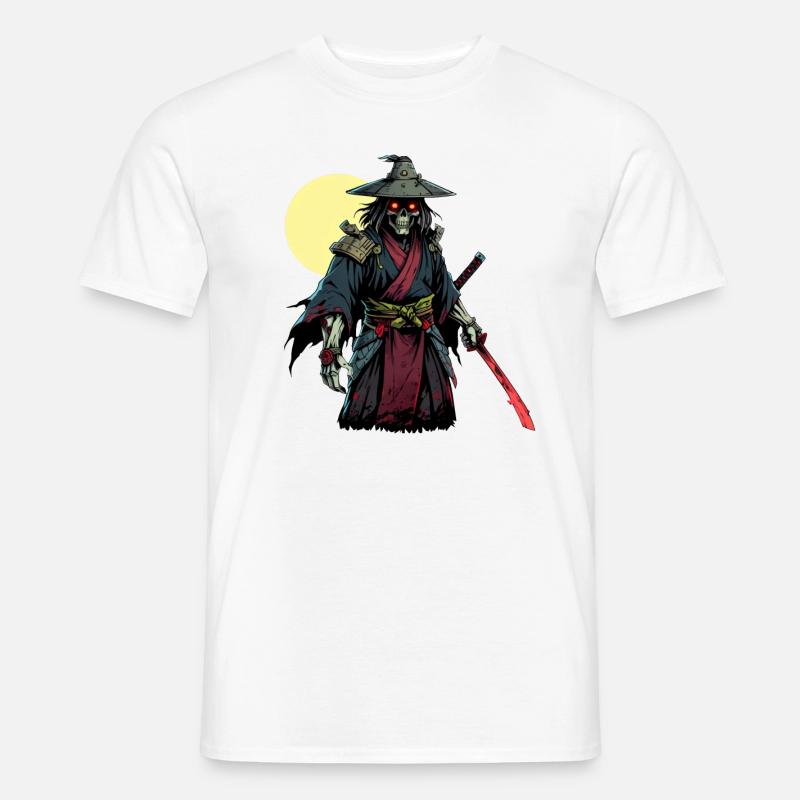 Samurai untot - Männer T-Shirt - Weiß