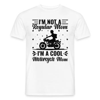 Ich bin keine normale Mutter Ich bin eine coole Motorrad-Mutter - Männer T-Shirt - Weiß - Vorne - AI Model Male 178 dark (178cm)