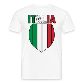 Italie Italien Italien Italie - T-shirt homme - blanc - Devant - AI Model Male 178 dark (178cm)