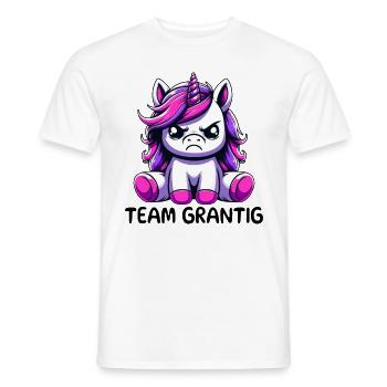 Team Grantig - Männer T-Shirt - Weiß - Vorne - AI Model Male 178 dark (178cm)