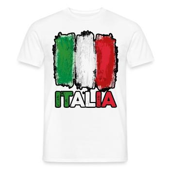Italia Italiener Italienisch Italien - Männer T-Shirt - Weiß - Vorne - AI Model Male 178 dark (178cm)