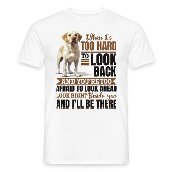 Labrador Lover Dog Owner - Männer T-Shirt - Weiß - Vorne - AI Model Male 178 dark (178cm)