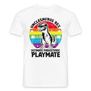 Unclesaurus Rex Ultimatives prähistorisches Playmate Dino - Männer T-Shirt - Weiß - Vorne - AI Model Male 178 dark (178cm)