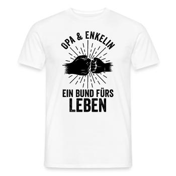 Grand-père Grand-père - T-shirt homme - blanc - Devant - AI Model Male 178 dark (178cm)