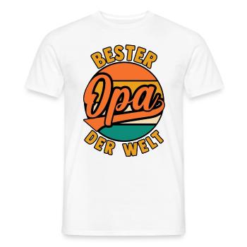 Großvater Beste Opa - Männer T-Shirt - Weiß - Vorne - AI Model Male 178 dark (178cm)