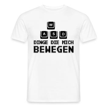 Dinge, die mich bewegen - Männer T-Shirt - Weiß - Vorne - AI Model Male 178 dark (178cm)