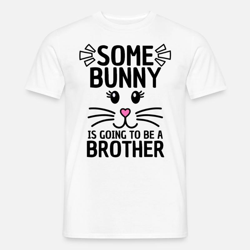 Funny Easter Saying Brother Easter - Men’s T-shirt - white