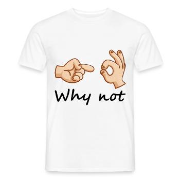 Funny Crass Funny Men Boys Gift - Men's T-Shirt - white - Front - AI Model Male 178 dark (178cm)