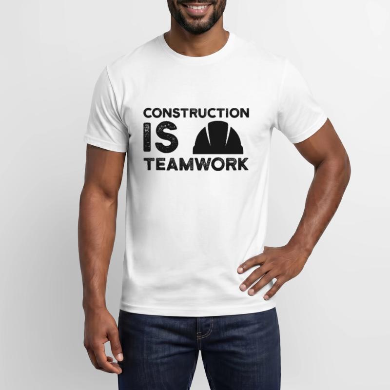 Construction site is teamwork construction worker construction manager construction Men’s T-shirt