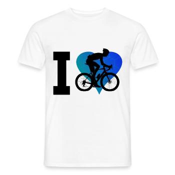 Rennrad Damen Rennradfahren Rennradfahrer - Männer T-Shirt - Weiß - Vorne - AI Model Male 178 dark (178cm)