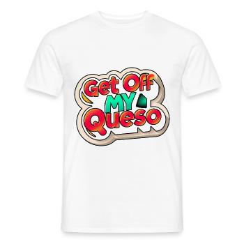 Descends de mon queso 9 - T-shirt homme - blanc - Devant - AI Model Male 178 dark (178cm)