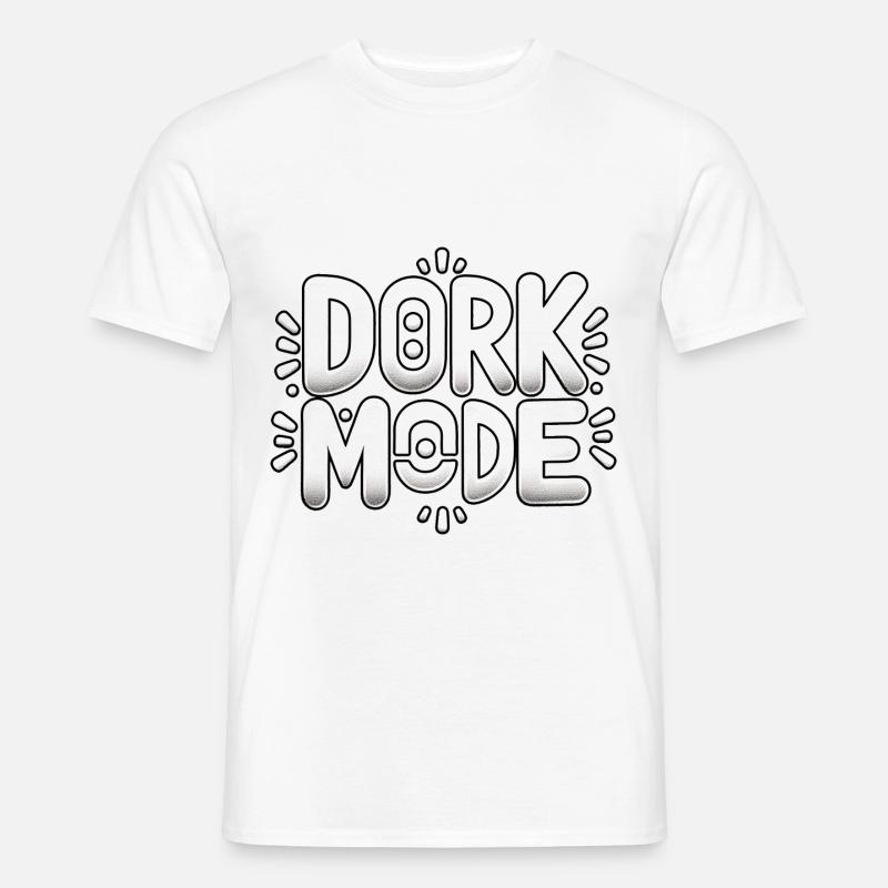 Dork Mode 7 - Männer T-Shirt - Weiß