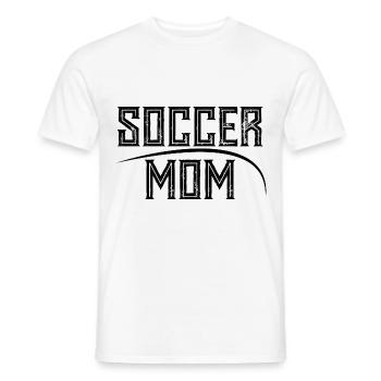 Soccer Mom - Men's T-Shirt - white - Front - AI Model Male 178 dark (178cm)