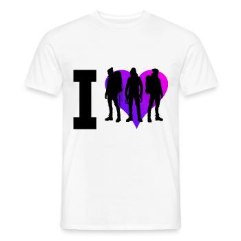 Escalade de bloc Grimpeur Escalade Hommes - T-shirt homme - blanc - Devant - AI Model Male 178 dark (178cm)