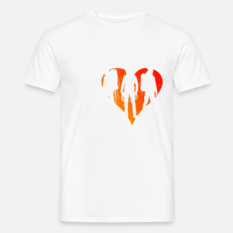 Climbing Climber Boulder Bouldern Klettern - Männer T-Shirt - Weiß
