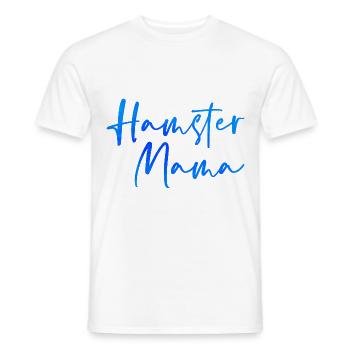Hamster Mama Animal Lover Pet Owner Rodents Hamste - Männer T-Shirt - Weiß - Vorne - AI Model Male 178 dark (178cm)