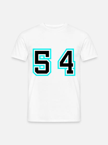 54 Symbole numérique - T-shirt homme - blanc