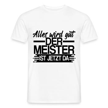 Handwerker Schreiner Meister Heimwerker - Männer T-Shirt - Weiß - Vorne - AI Model Male 178 dark (178cm)