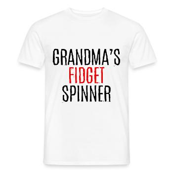 Grandma's Fidget Spinner 2 - Männer T-Shirt - Weiß - Vorne - AI Model Male 178 dark (178cm)
